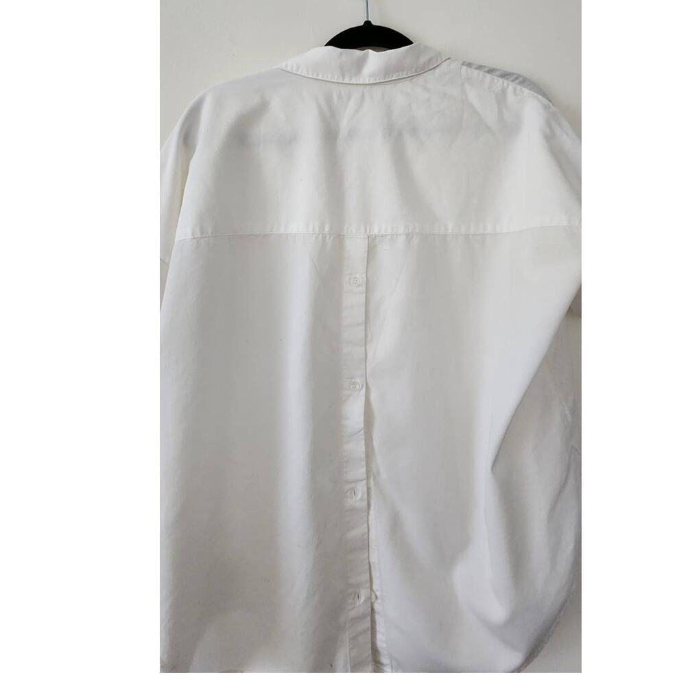 MADEWELL Courier Button-Back Shirt White S - Picture 5 of 9